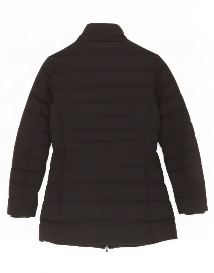 Massimo Dutti Dame Polstret Jakke UK 10 Small Black Polyester