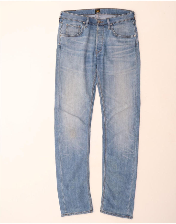 Lee Mens Daren Slim Jeans W33 L36 Blå Bomuld