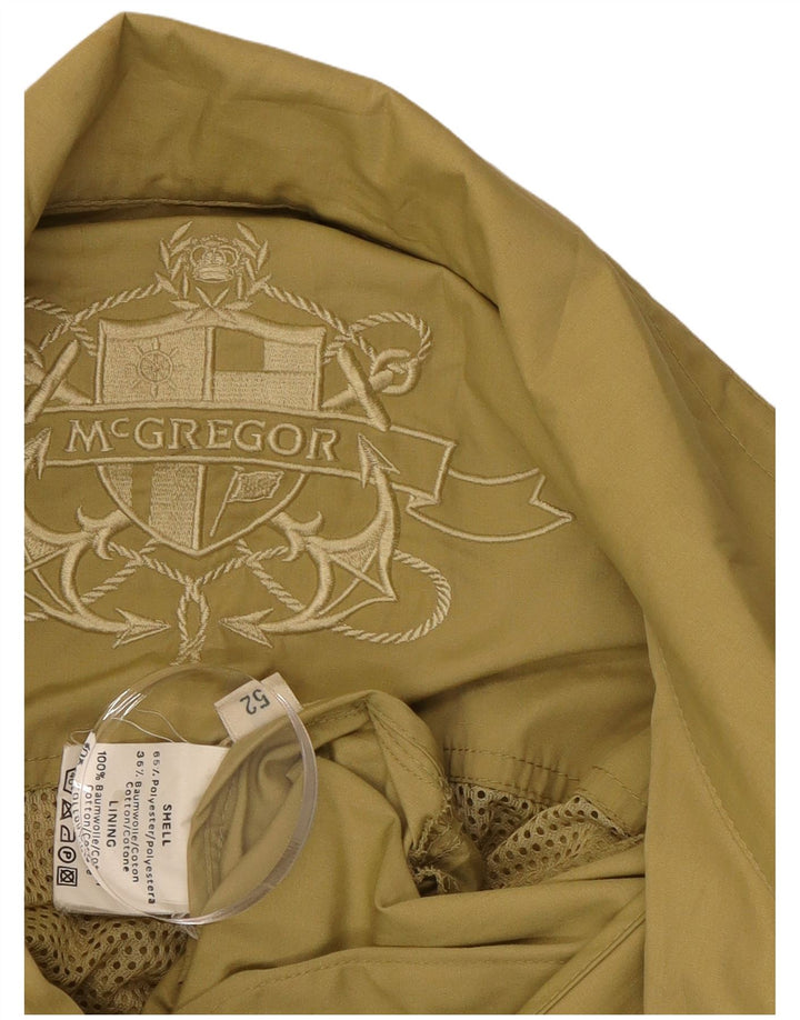 MCGREGOR Mens Utility Jacket IT 52 XL Khaki Polyester