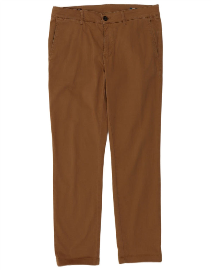 RIFLE Herre Slim Chino Bukser W32 L30 Beige Bomuld