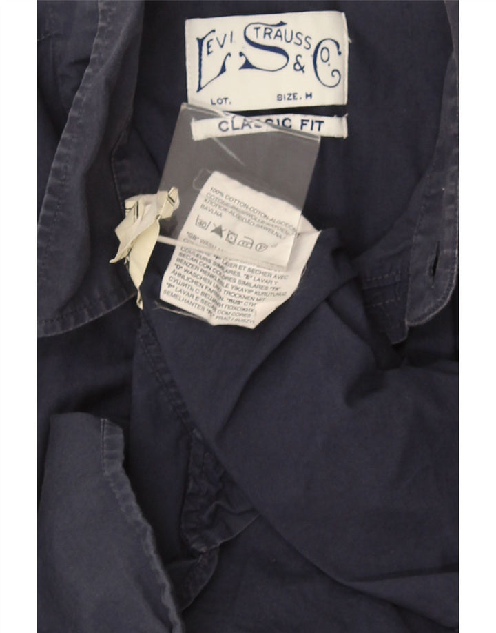 Levi's Herre Classic Fit skjorte Medium marineblå bomuld