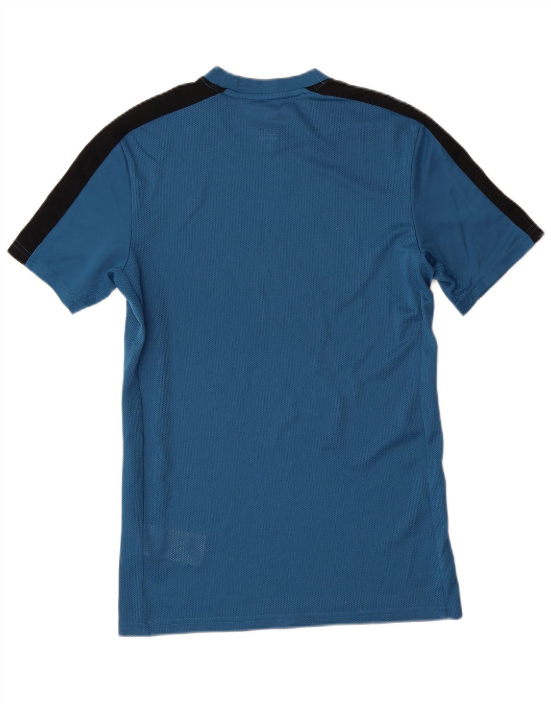NIKE Herre Dri Fit grafisk T-shirt Top Lille blå Colourblock Polyester