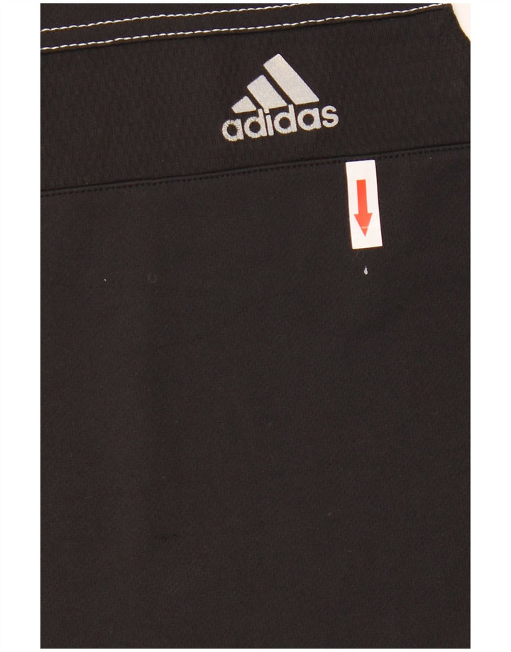 ADIDAS grafisk vest til mænd, lille sort polyester