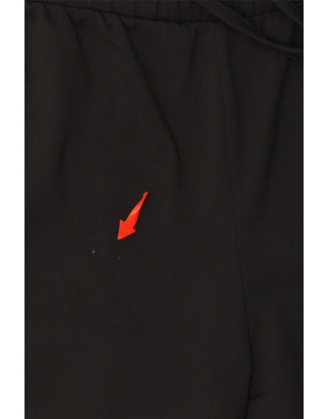 VINTAGE Graphic Sports Shorts til kvinder UK 14 Large Black Colourblock