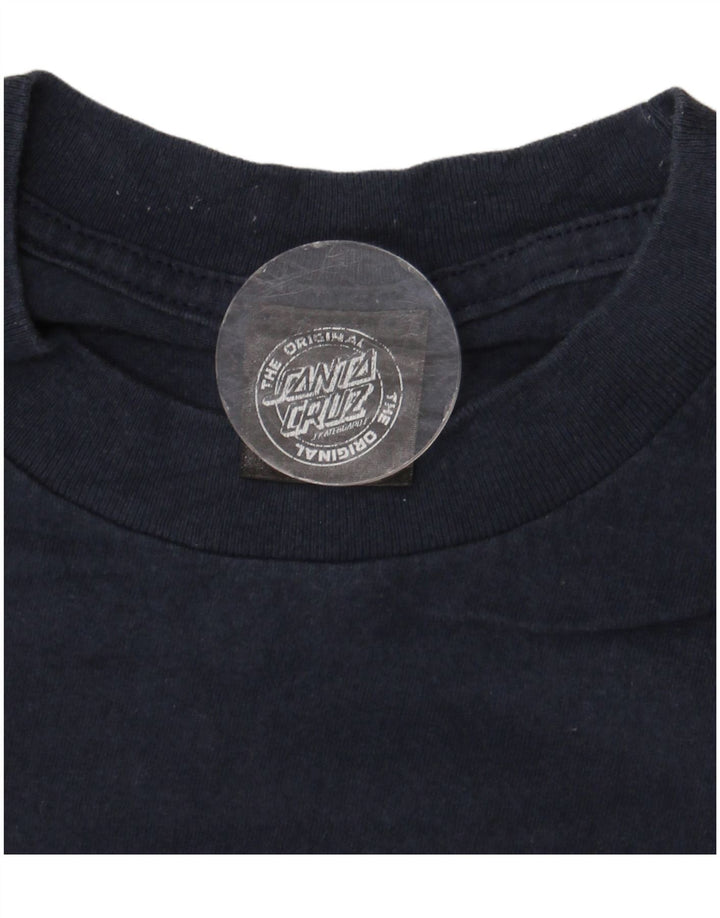 Santa Cruz Herre T-Shirt Top Medium Navy Blue