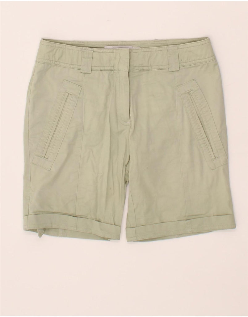 ADIDAS Womens Stella McCartney Casual Shorts W32 Large Green Cotton Vintage Adidas and Second-Hand Adidas from Messina Hembry 