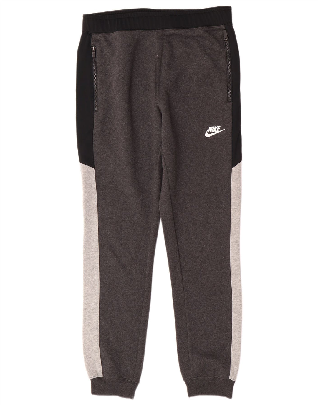 Nike Træningsdragt bukser til mænd Joggers Små Grå Colourblock Bomuld