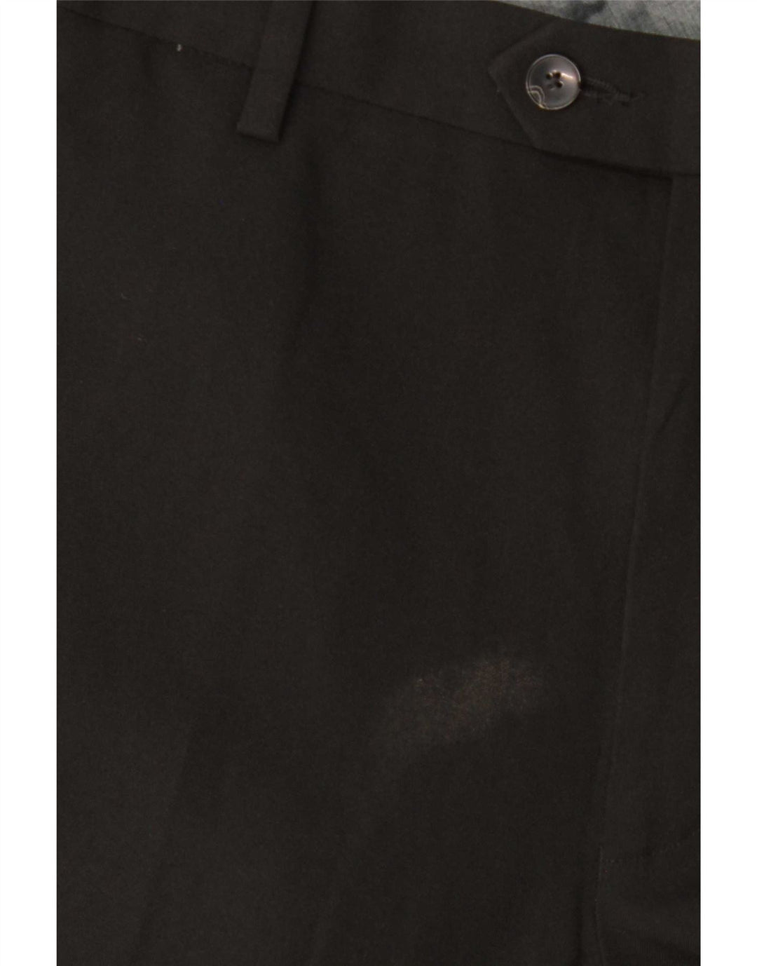 Marks & Spencer Herre Regular Suit Bukser W40 L31 Sort Polyester