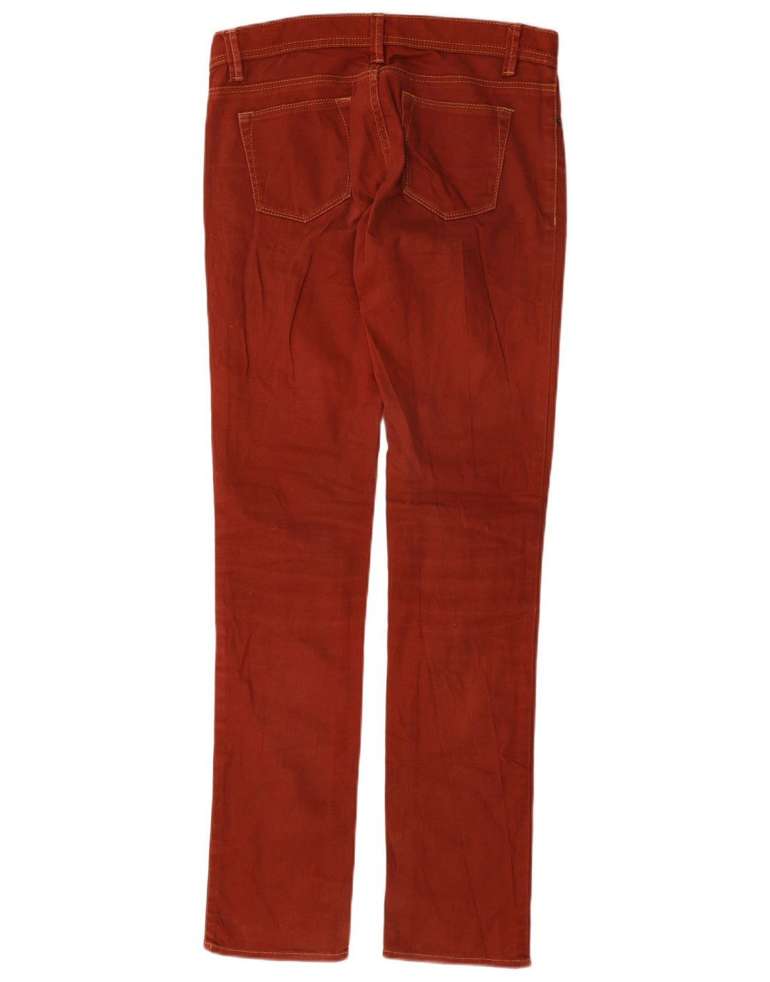 Benetton Dame Slim Casual Bukser W26 L32 Rød