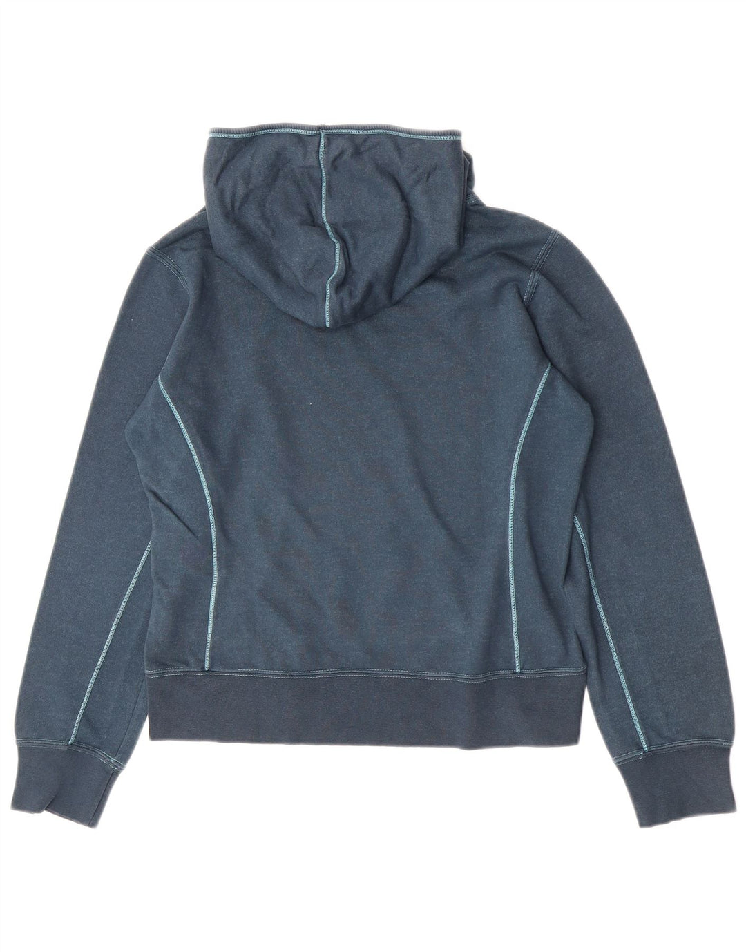 Champion Womens Heritage Classics Grafisk hættetrøje Jumper UK 12 Medium Blue