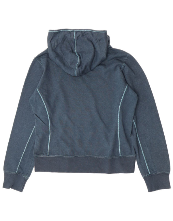 Champion Womens Heritage Classics Grafisk hættetrøje Jumper UK 12 Medium Blue