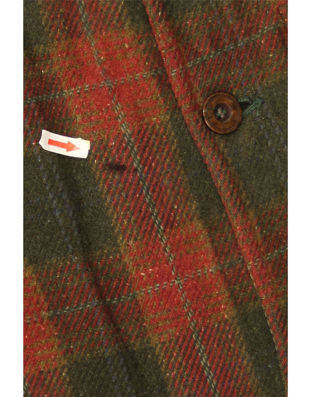 James Dillon Herre Overfrakke UK 38 Medium Green Check