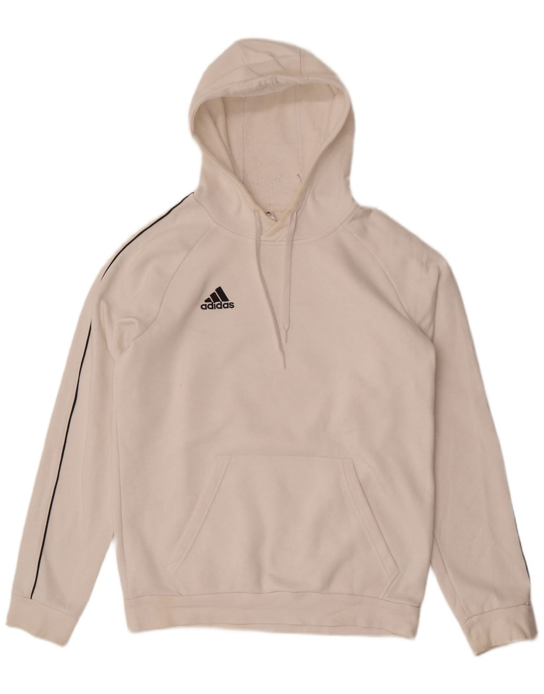 Adidas Herre hættetrøje Jumper Medium Hvid Bomuld