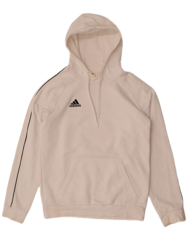 Adidas Herre hættetrøje Jumper Medium Hvid Bomuld