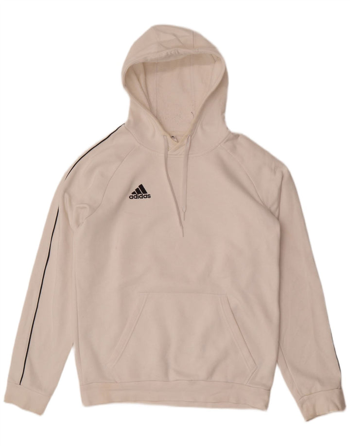 Adidas Herre hættetrøje Jumper Medium Hvid Bomuld