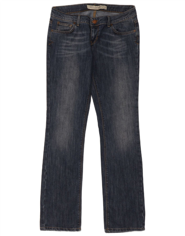 Zara Dame Bootcut Jeans EU 42 Large W32 L32 Marineblå Bomuld