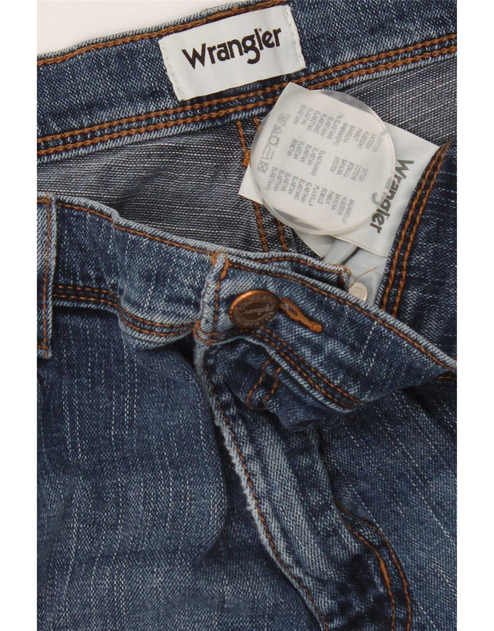 Wrangler Straight Jeans til mænd W34 L32 blå bomuld