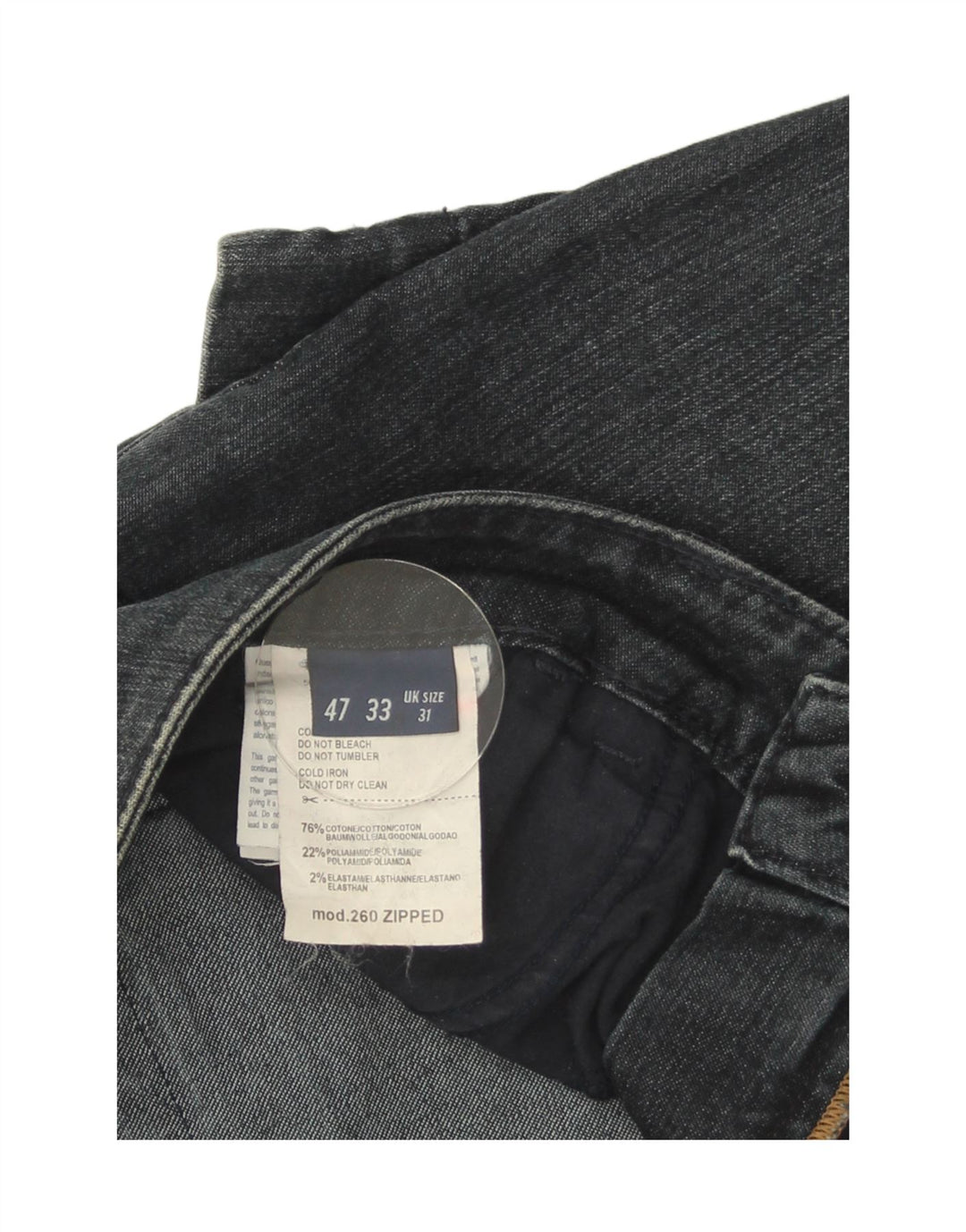 Trussardi Dame Slim Jeans W31 L32 Blå Bomuld