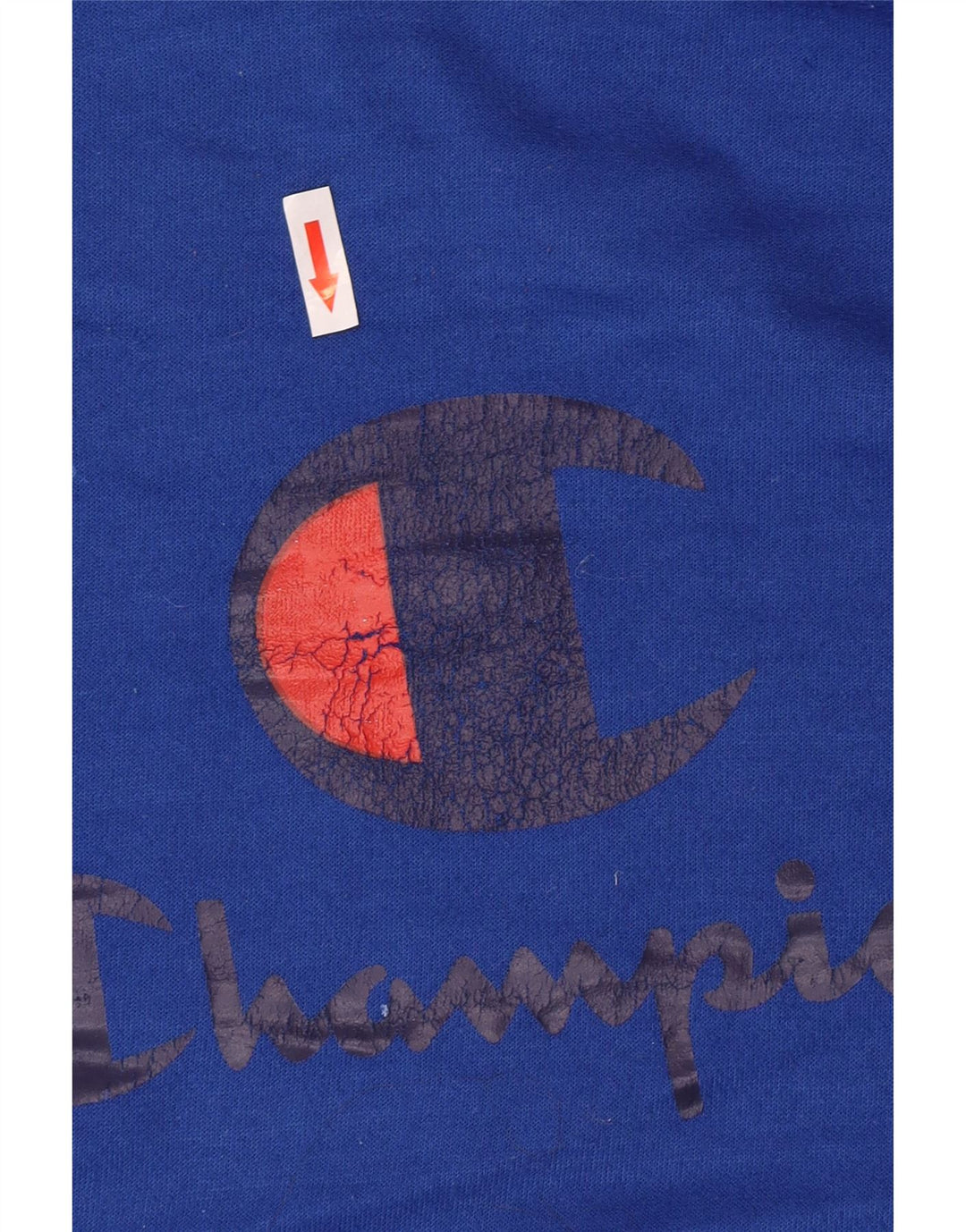 Champion Herre grafisk hættetrøje Jumper Medium Blue Polyester