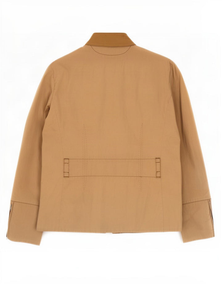 Belfe Womens Utility Jacket UK 8 Small Beige Bomuld