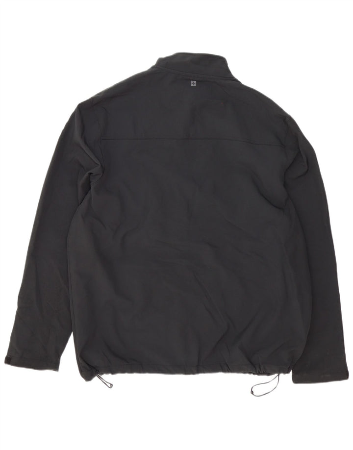 MOUNTAIN WAREHOUSE Herre Windbreaker Jacket UK 44 2XL Sort Polyester