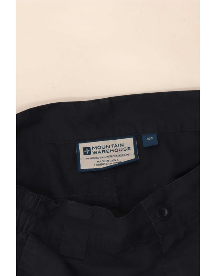 Mountain Warehouse Herre Straight Cargo Bukser W30 L29 Navy Blue Polyester