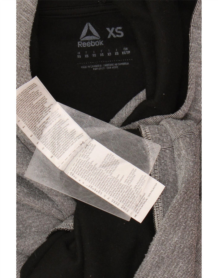 Reebok Grafisk hættetrøje til mænd XS Grå polyester