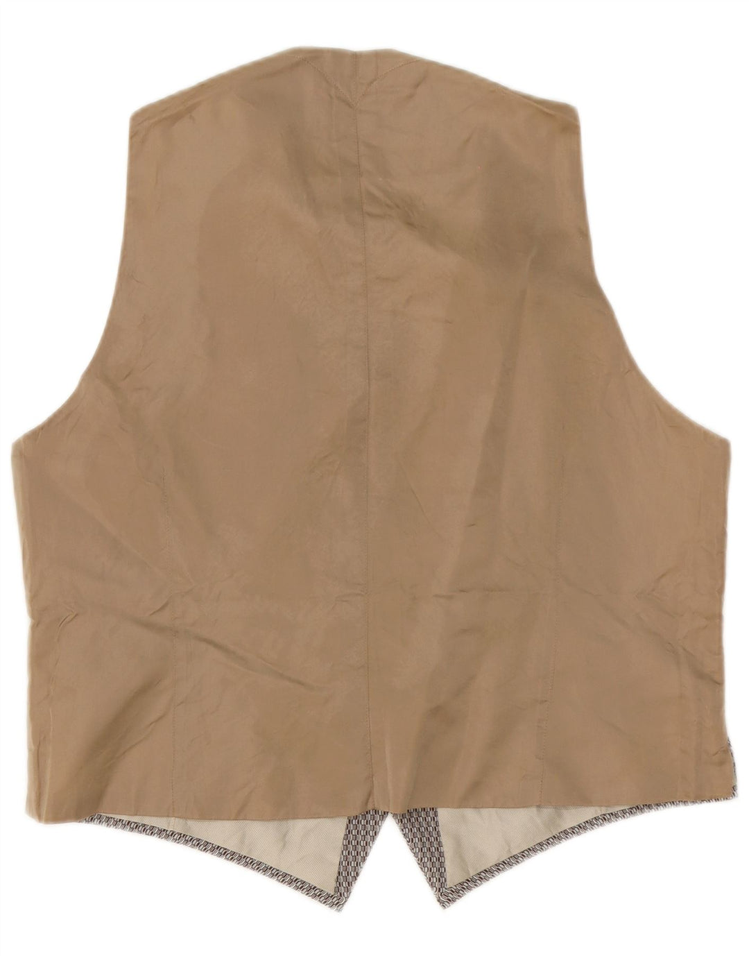 Vintage vest til mænd, stor grå, geometrisk
