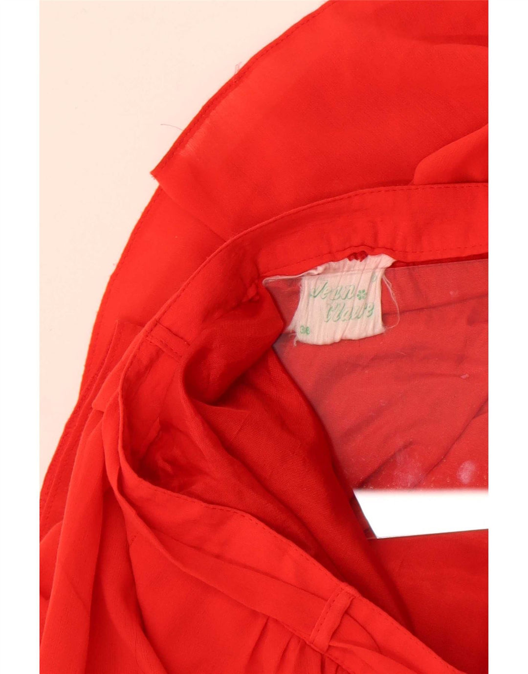 Jean Claude Dame Tiered Nederdel EU 36 Small W26 Rød Polyester