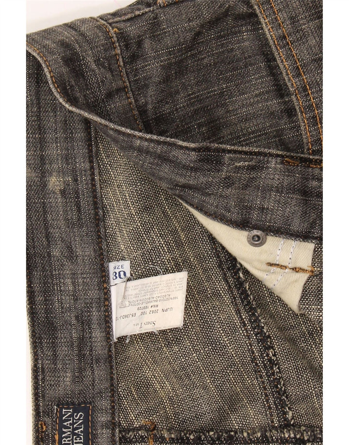 ARMANI Mens Slim Jeans W30 L28 Grey Cotton Vintage Armani and Second-Hand Armani from Messina Hembry 