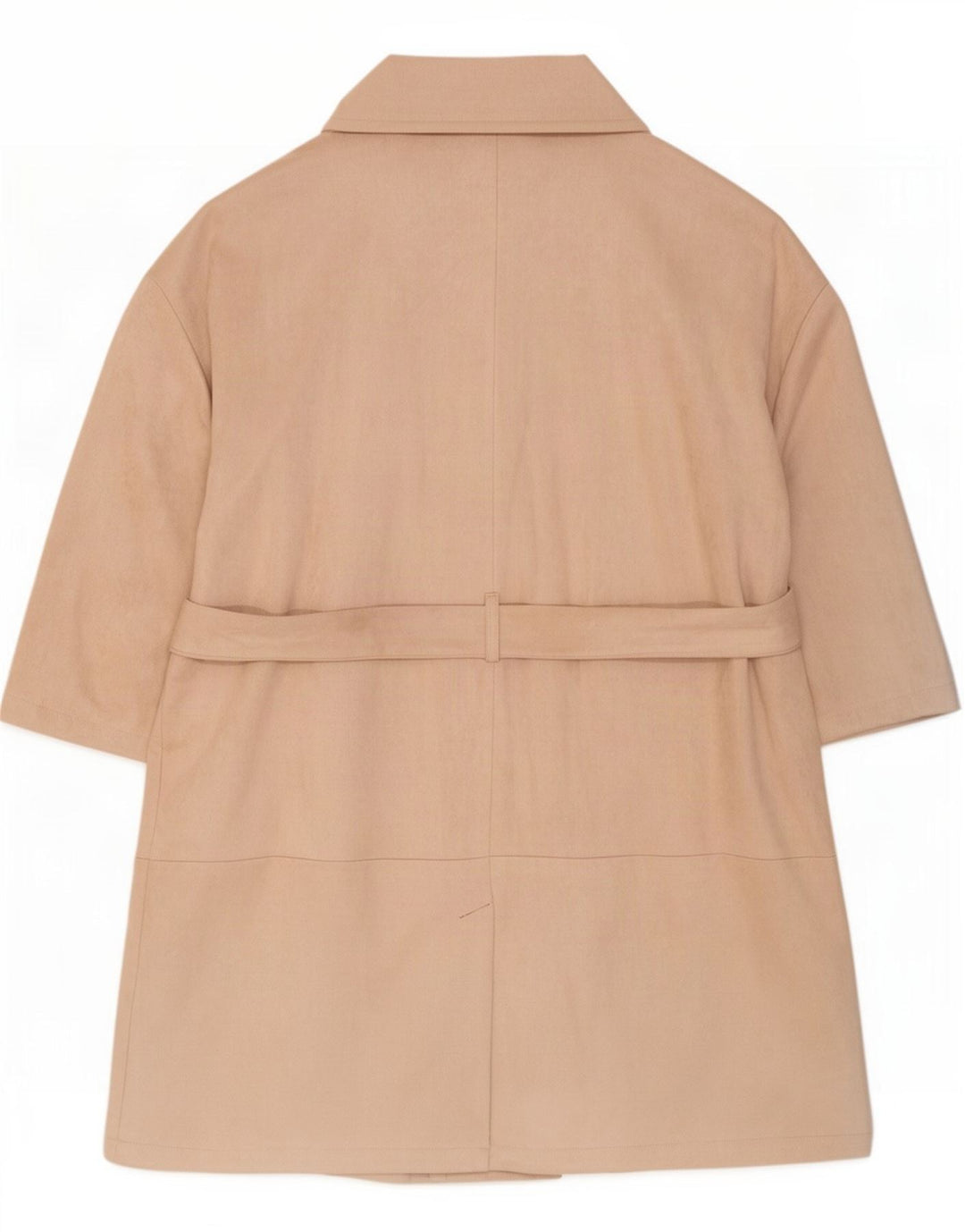 Marks & Spencer Dobbeltradet frakke til kvinder UK 24 4XL Beige Polyester