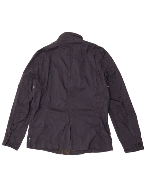 Armani Jeans Herre Utility Jacket UK 42 XL Navy Blue Polyamide