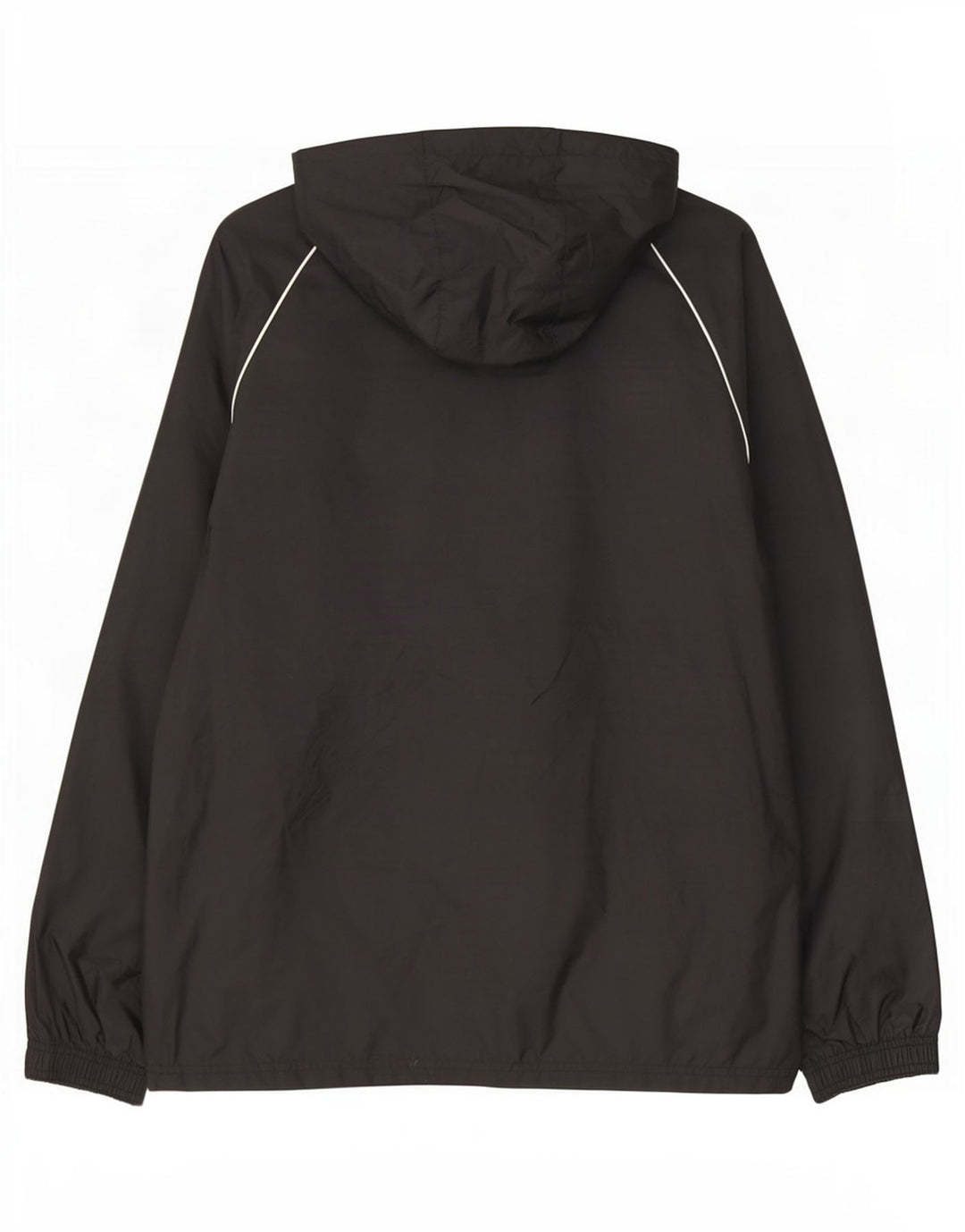 Adidas Regnjakke med hætte til mænd UK 38 Medium Sort Nylon