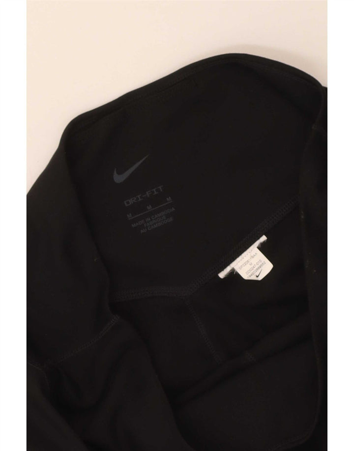 Nike Dame Dri Fit Capri Leggings UK 12 Medium Sort