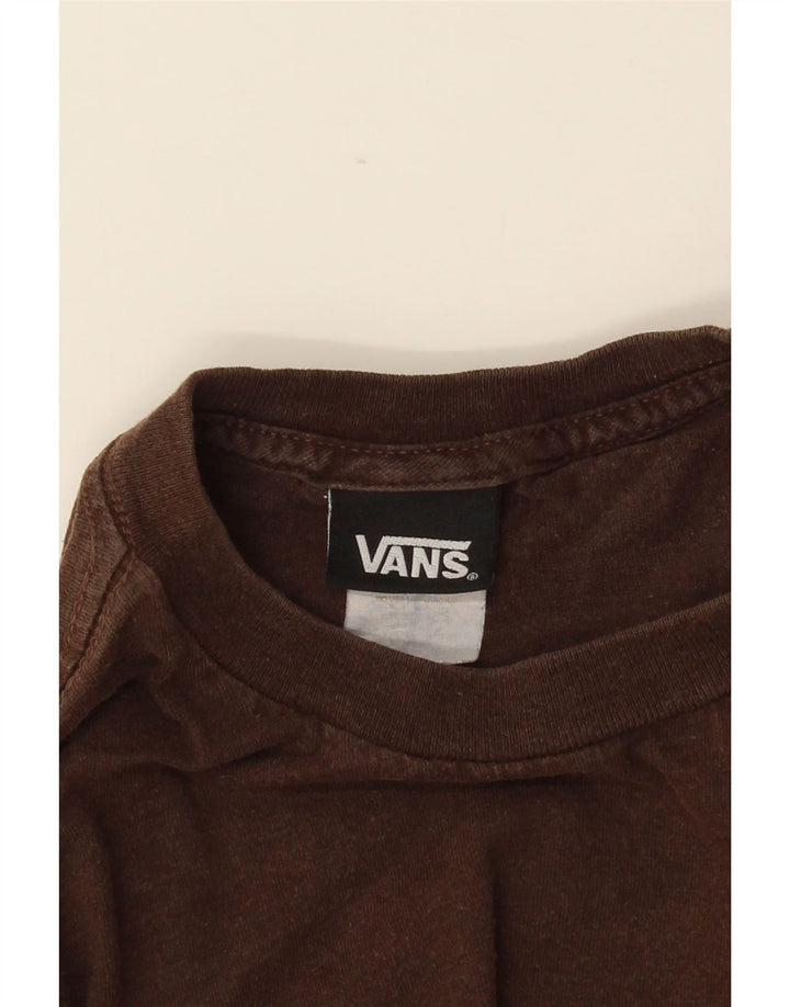 Vans Herre Grafisk T-Shirt Top Lille Brun