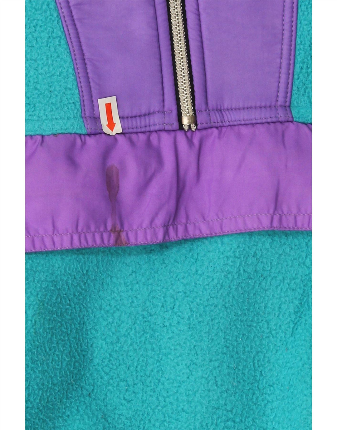 Colmar Fleece Jumper med lynlås til mænd XL Flerfarvet Colourblock Polyester