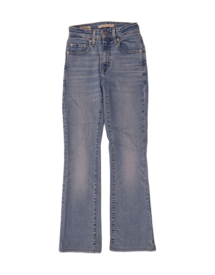 Levi's Dame 725 High Rise Bootcut Jeans W24 L28 Blå Bomuld