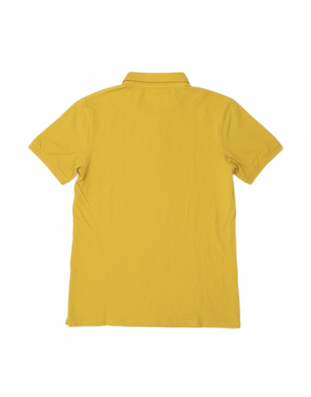 TIMBERLAND Mens Slim Fit Polo Shirt Medium Yellow Cotton
