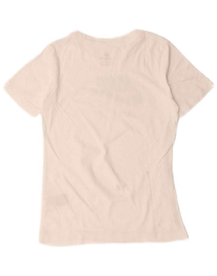 NIKE Grafisk T-shirt til drenge Top 10-11 år Medium hvid bomuld