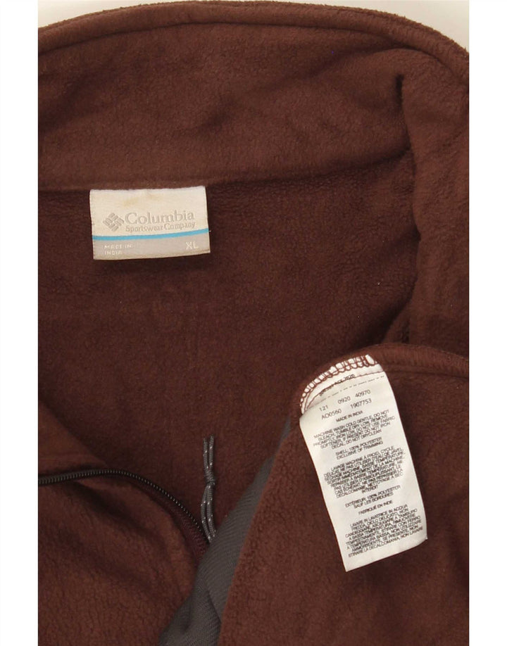 Columbia Herre Fleecejakke UK 42 XL Brun Polyester