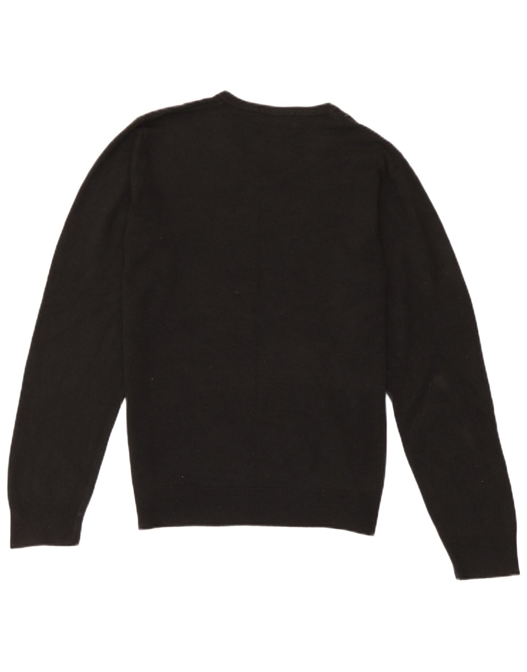 Marks & Spencer Herre Blue Harbor V-hals sweater lille sort akryl