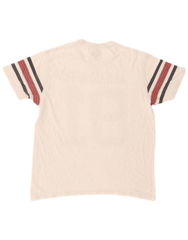Armani Jeans Herre Regular Graphic T-Shirt Top XL Hvid