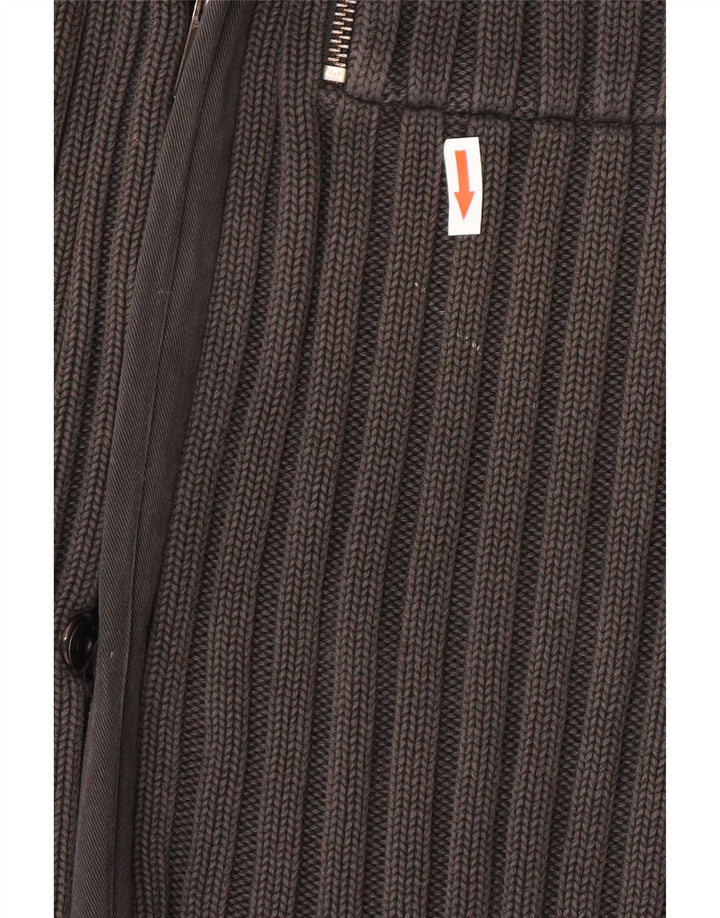 Marlboro Classics Herre Cardigan Sweater 2XL Grå Bomuld