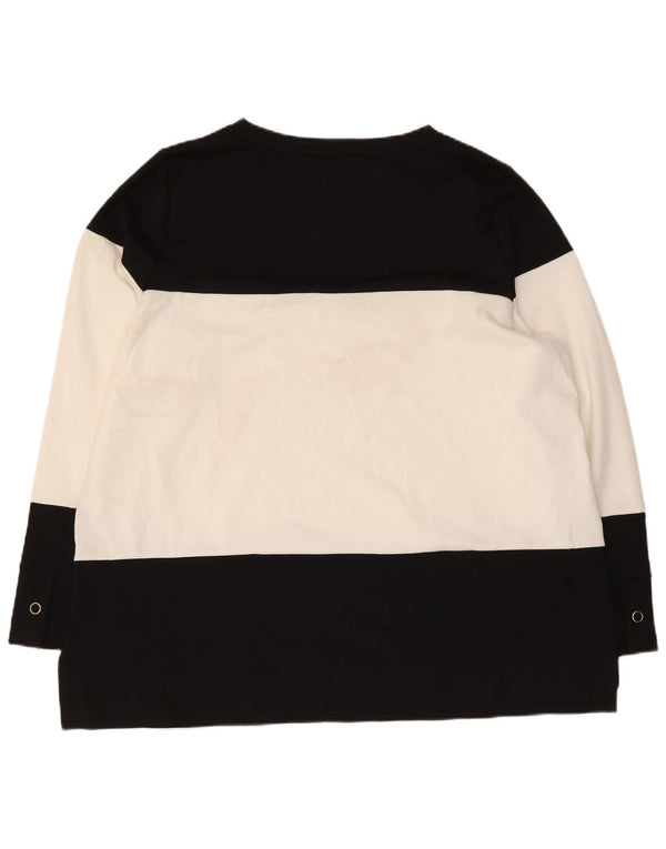 Marks & Spencer Dame Autograph Top Langærmet UK 22 3XL Sort