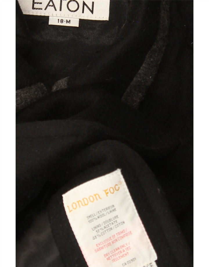 LONDON FOG Overfrakke til kvinder US 18 2XL Sort Uld