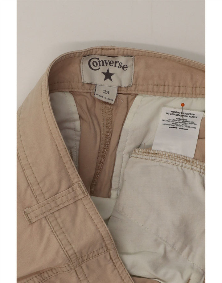 CONVERSE chinoshorts til kvinder W29 Medium beige bomuld