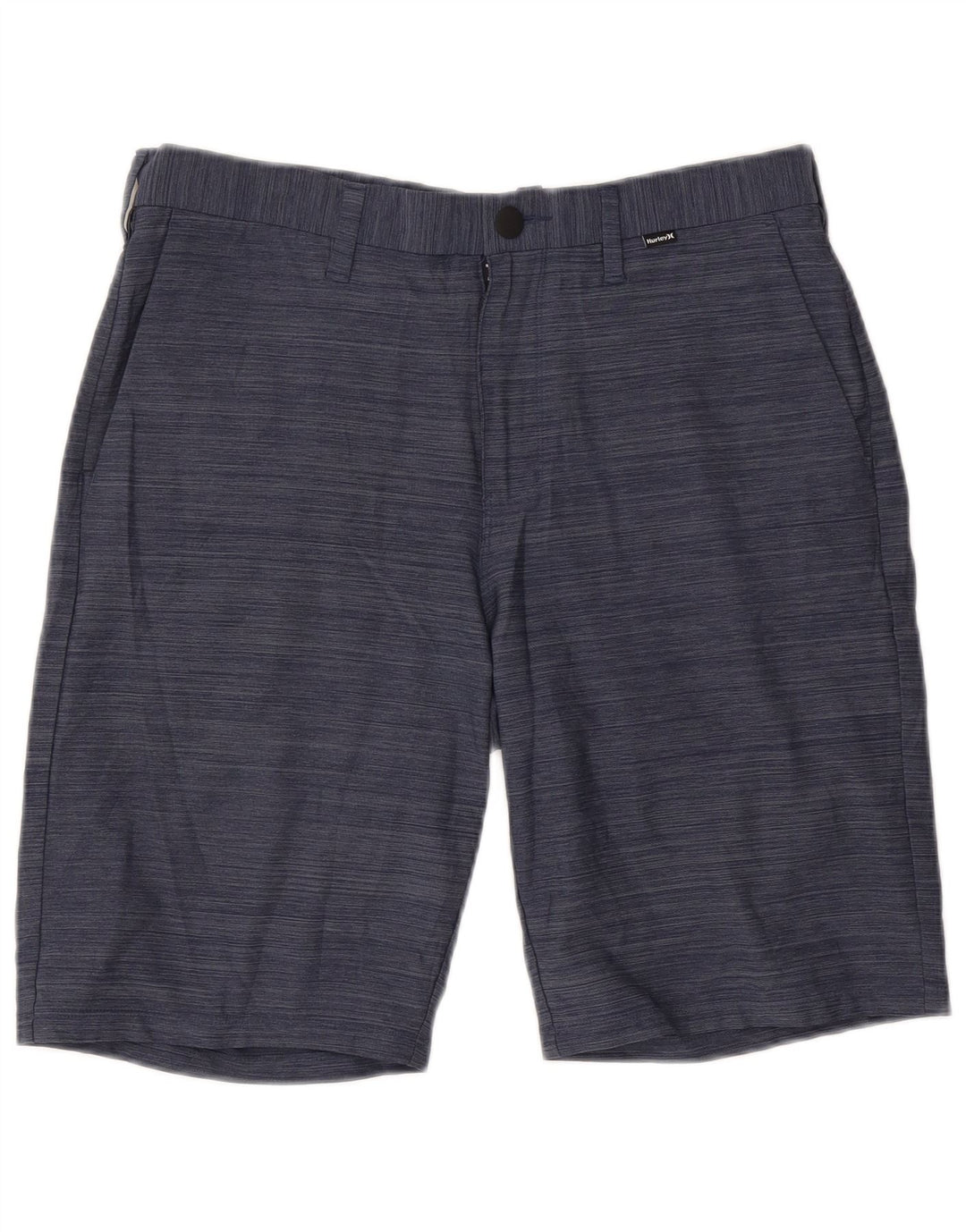 Hurley Herre Chino Shorts W32 Medium Navy Blue Nålestribet Polyester