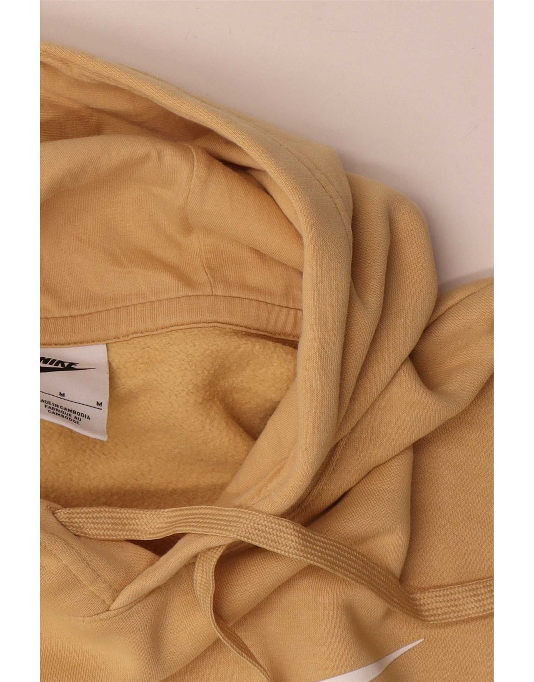 Nike Herre grafisk hættetrøje Jumper Medium Gul Colourblock Bomuld