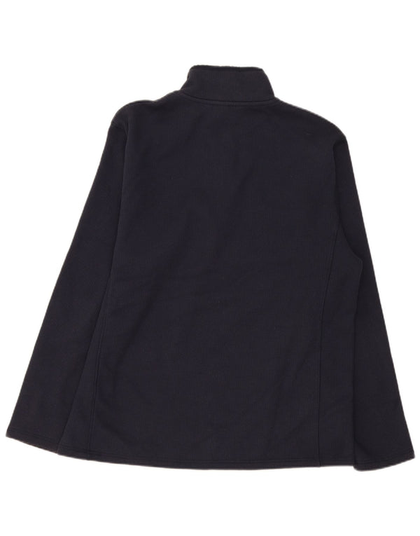 Mountain Warehouse Herre Zip Neck Træningsdragt Top Large Navy Blue Sports