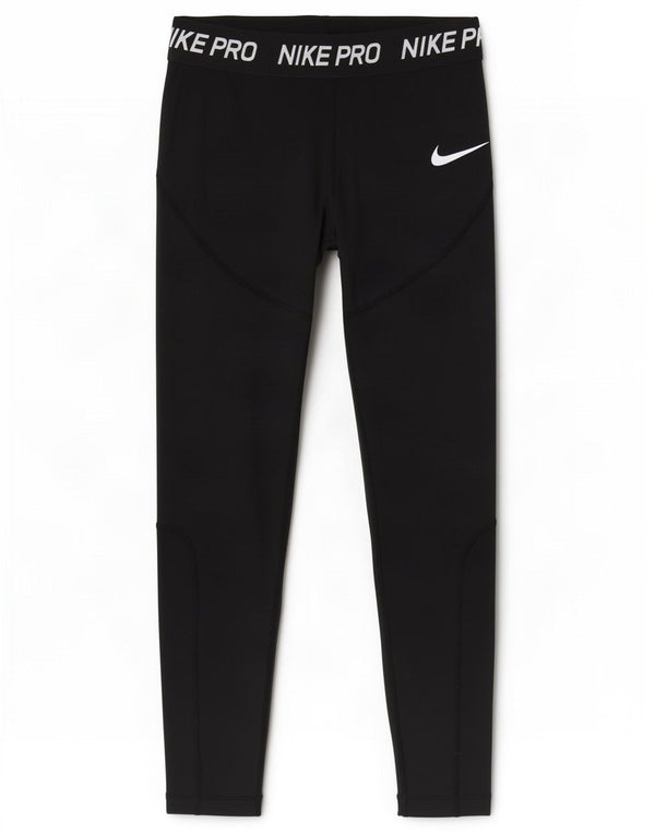 Nike piger Dri Fit grafiske leggings 8-9 år Lille sort